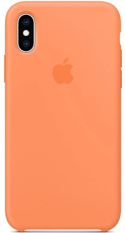 Чехол-накладка TOTO Silicone Case Apple iPhone X/XS Papaya від компанії Shock km ua - фото 1