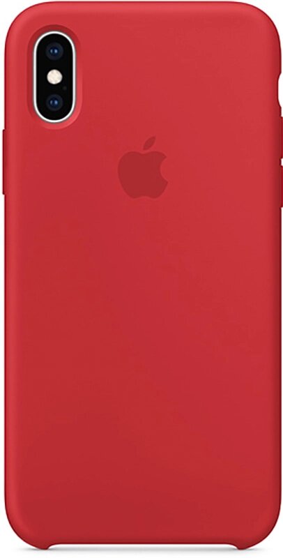 Чехол-накладка TOTO Silicone Case Apple iPhone X/XS Red від компанії Shock km ua - фото 1
