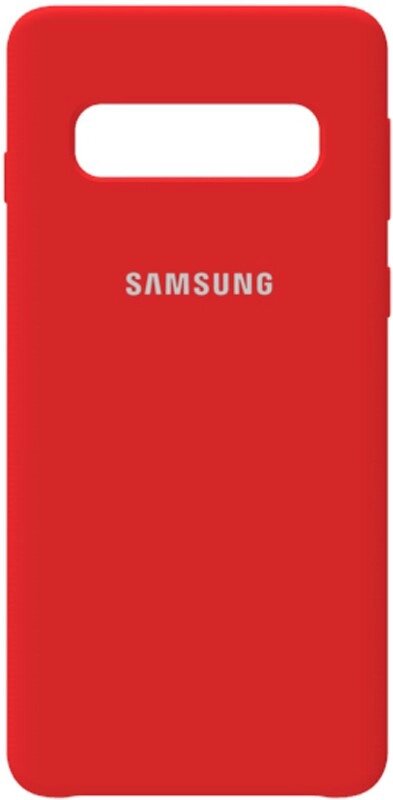 Чехол-накладка TOTO Silicone Case Samsung Galaxy S10 Rose Red від компанії Shock km ua - фото 1