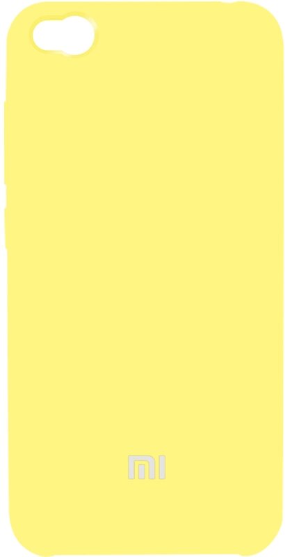 Чехол-накладка TOTO Silicone Case Xiaomi Redmi Go Lemon Yellow від компанії Shock km ua - фото 1