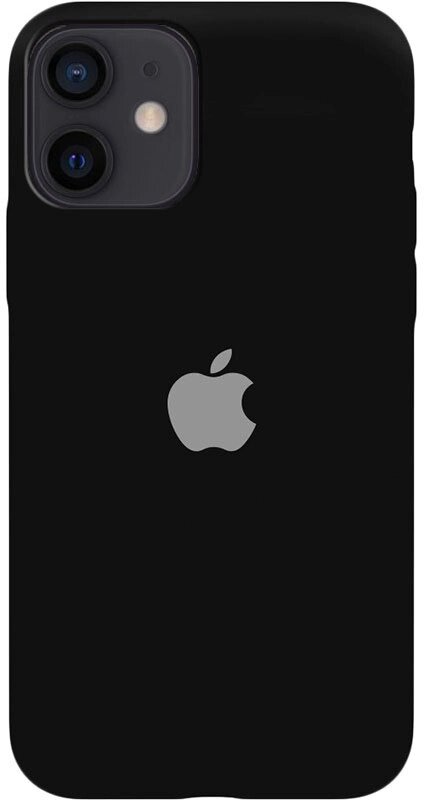 Чехол-накладка TOTO Silicone Full Protection Case Apple iPhone 12/12 Pro Black від компанії Shock km ua - фото 1