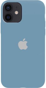 Чехол-накладка TOTO Silicone Full Protection Case Apple iPhone 12/12 Pro Navy Blue