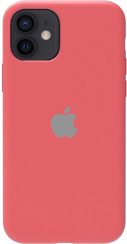 Чехол-накладка TOTO Silicone Full Protection Case Apple iPhone 12/12 Pro Peach Pink від компанії Shock km ua - фото 1