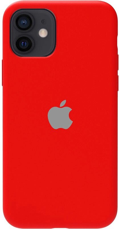 Чехол-накладка TOTO Silicone Full Protection Case Apple iPhone 12 Mini Red від компанії Shock km ua - фото 1