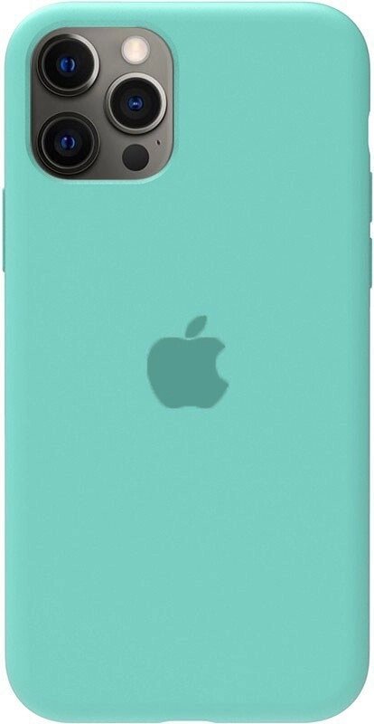 Чехол-накладка TOTO Silicone Full Protection Case Apple iPhone 12 Pro Max Ice Blue від компанії Shock km ua - фото 1