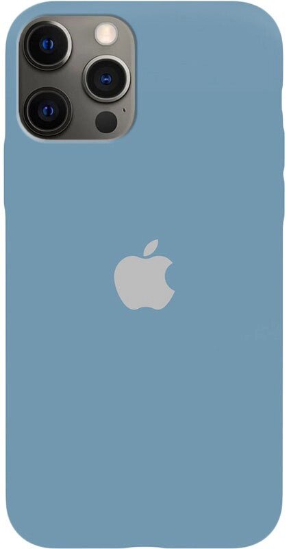 Чехол-накладка TOTO Silicone Full Protection Case Apple iPhone 12 Pro Max Navy Blue від компанії Shock km ua - фото 1