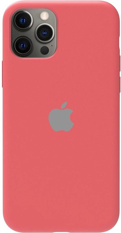 Чехол-накладка TOTO Silicone Full Protection Case Apple iPhone 12 Pro Max Peach Pink від компанії Shock km ua - фото 1