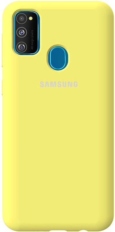 Чехол-накладка TOTO Silicone Full Protection Case Samsung Galaxy M30s Yellow від компанії Shock km ua - фото 1