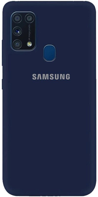 Чехол-накладка TOTO Silicone Full Protection Case Samsung Galaxy M31 Navy Blue від компанії Shock km ua - фото 1