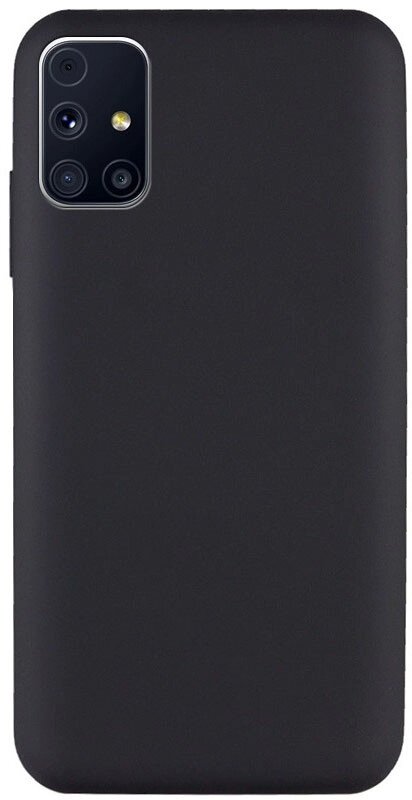 Чехол-накладка TOTO Silicone Full Protection Case Samsung Galaxy M31s Black від компанії Shock km ua - фото 1