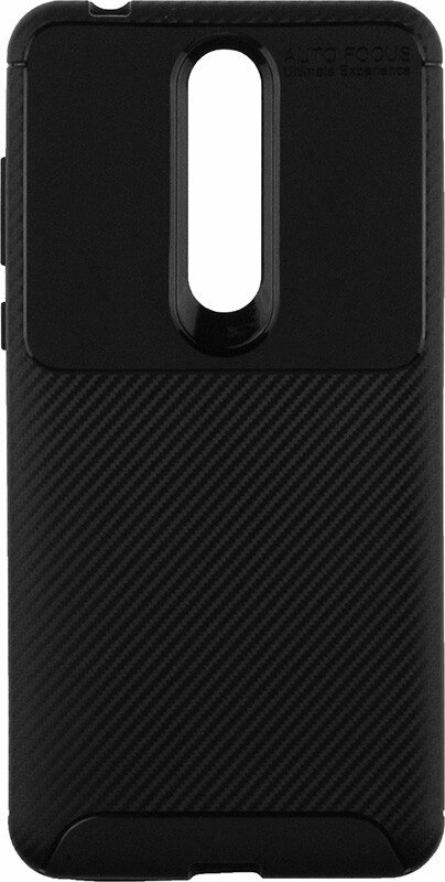 Чехол-накладка TOTO TPU Carbon Fiber 1,5mm Case Nokia 3.1 Plus Black від компанії Shock km ua - фото 1