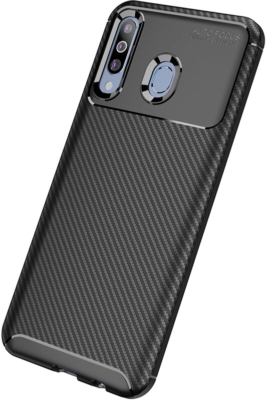 Чехол-накладка TOTO TPU Carbon Fiber 1,5mm Case Samsung Galaxy A40s/M30 Black від компанії Shock km ua - фото 1