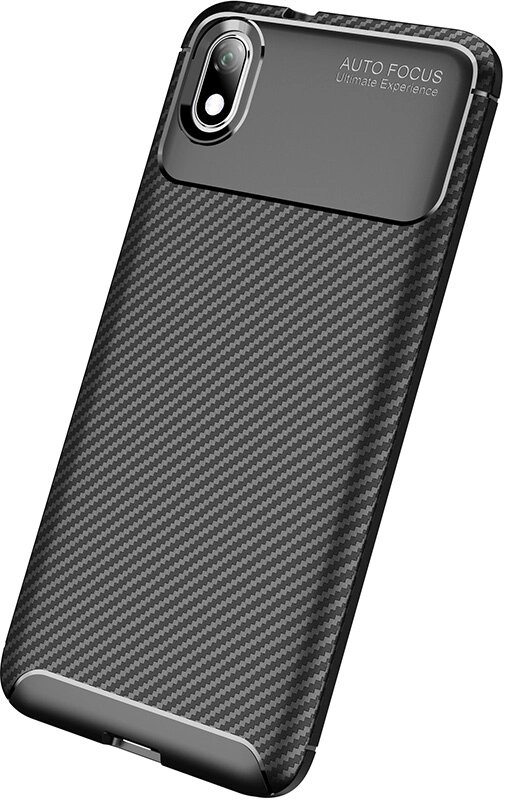 Чехол-накладка TOTO TPU Carbon Fiber 1,5mm Case Xiaomi Redmi 7A Black від компанії Shock km ua - фото 1