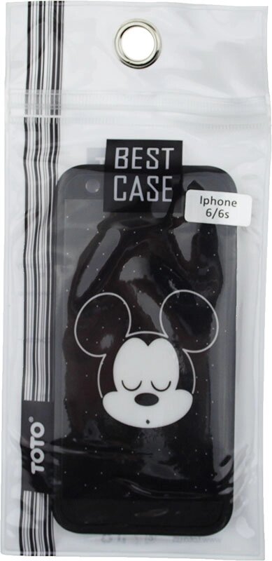 Чехол-накладка TOTO TPU Cartoon Case IPhone 6 Plus/6S Plus Mickey Mouse Black від компанії Shock km ua - фото 1