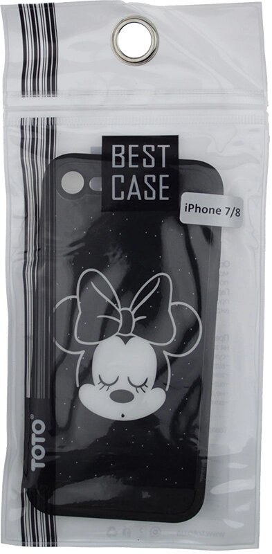 Чехол-накладка TOTO TPU Cartoon Case iPhone 7/8/SE 2020 Mini Mouse Black від компанії Shock km ua - фото 1