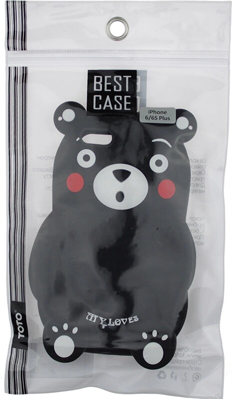 Чехол-накладка TOTO TPU Case Children IPhone 6 Plus/6S Plus Kumamoto Bear від компанії Shock km ua - фото 1