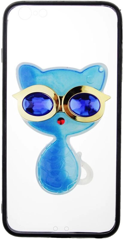 Чехол-накладка TOTO TPU Case Decorative Stones IPhone 6 Plus/6S Plus Cat Blue від компанії Shock km ua - фото 1