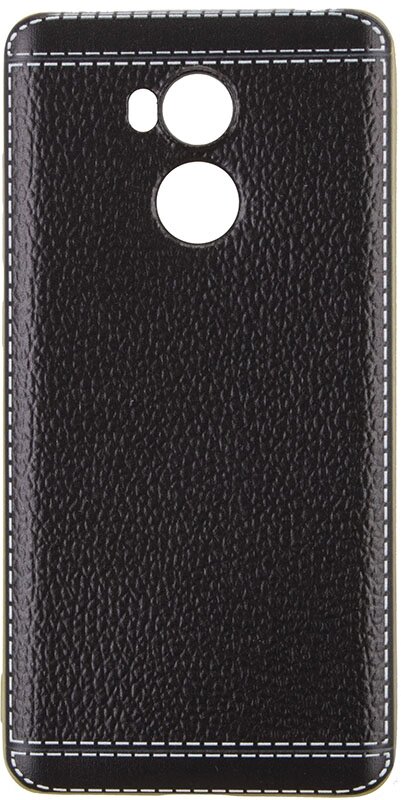 Чехол-накладка TOTO TPU case Leather Surface Xiaomi Redmi 4 Prime Black від компанії Shock km ua - фото 1
