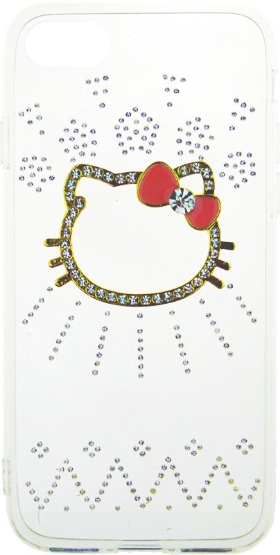 Чехол-накладка TOTO TPU case with stones iPhone 7/8/SE 2020 Kiti Transparent від компанії Shock km ua - фото 1