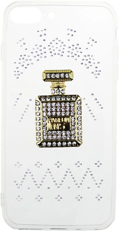 Чехол-накладка TOTO TPU case with stones iPhone 7 Plus/8 Plus Perfume Transparent від компанії Shock km ua - фото 1