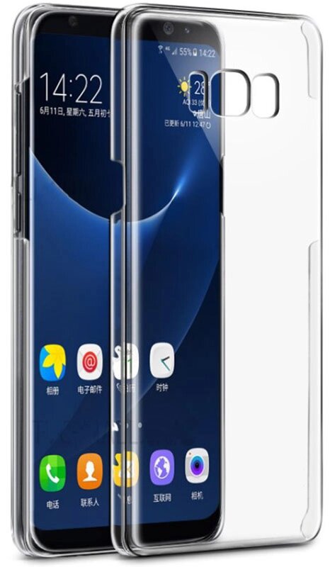 Чехол-накладка TOTO TPU Clear Case Samsung Galaxy S8+ Transparent від компанії Shock km ua - фото 1