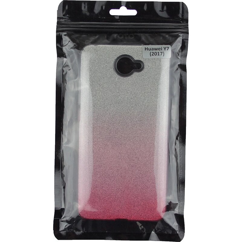 Чехол-накладка TOTO TPU Shine Case Gradient Huawei Y7 2017 Pink від компанії Shock km ua - фото 1