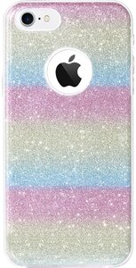 Чехол-накладка TOTO TPU Shine Case iPhone 7 Rainbow