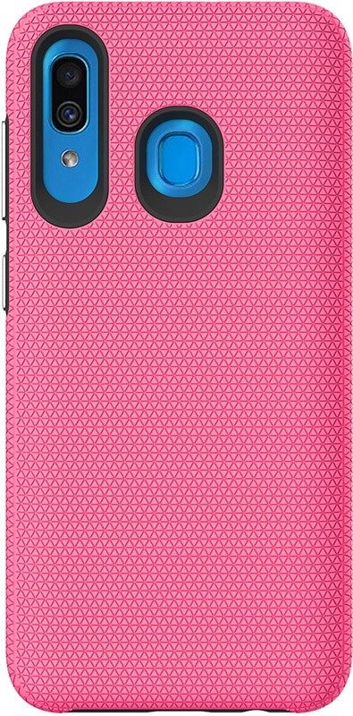 Чехол-накладка TOTO Triangle TPU+PC Case Samsung Galaxy A20/A30 Pink від компанії Shock km ua - фото 1