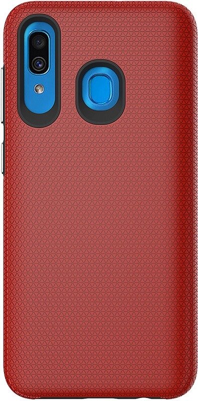 Чехол-накладка TOTO Triangle TPU+PC Case Samsung Galaxy A20/A30 Red від компанії Shock km ua - фото 1