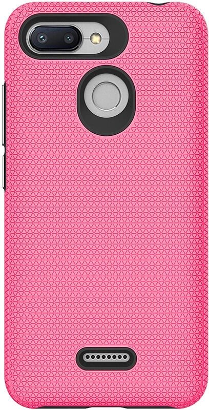 Чехол-накладка TOTO Triangle TPU+PC Case Xiaomi Redmi 6/6A Pink від компанії Shock km ua - фото 1