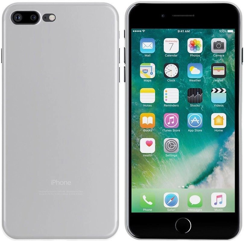 Чехол-накладка TOTO Ultra Thin TPU Case iPhone 7 Plus/8 Plus White від компанії Shock km ua - фото 1