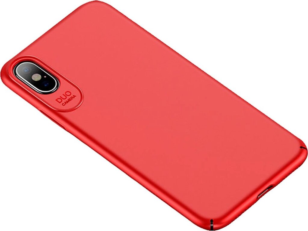 Чехол-накладка Usams Case-Jay Series iPhone X Red від компанії Shock km ua - фото 1