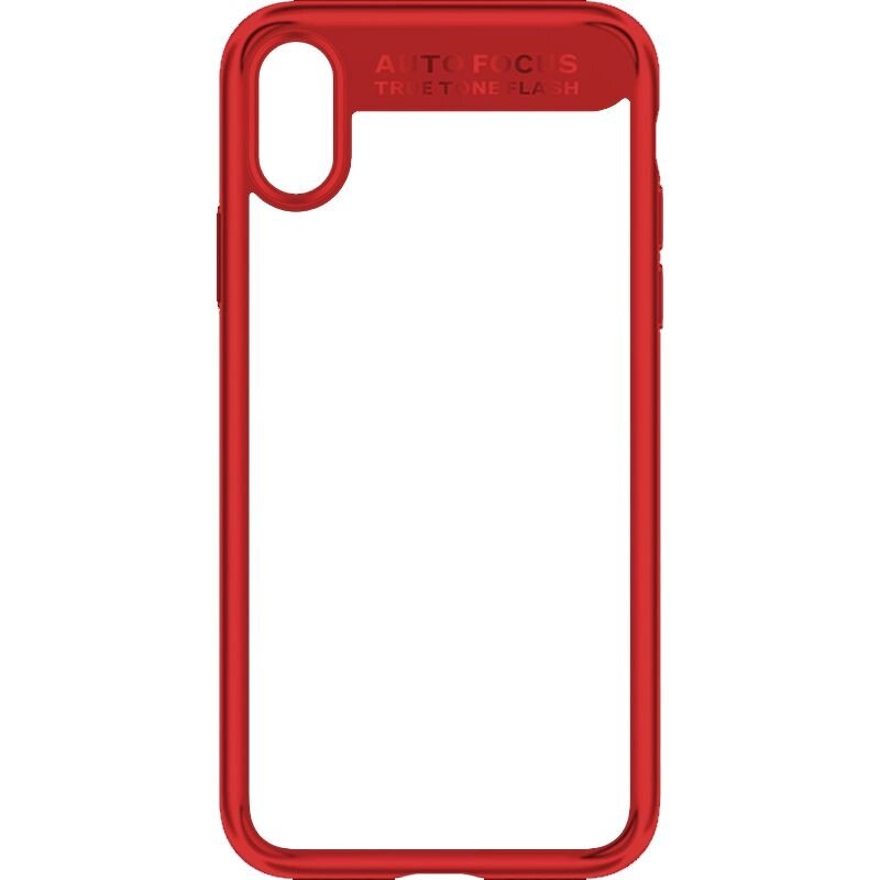 Чехол-накладка Usams Case-Mant Series iPhone X Red від компанії Shock km ua - фото 1