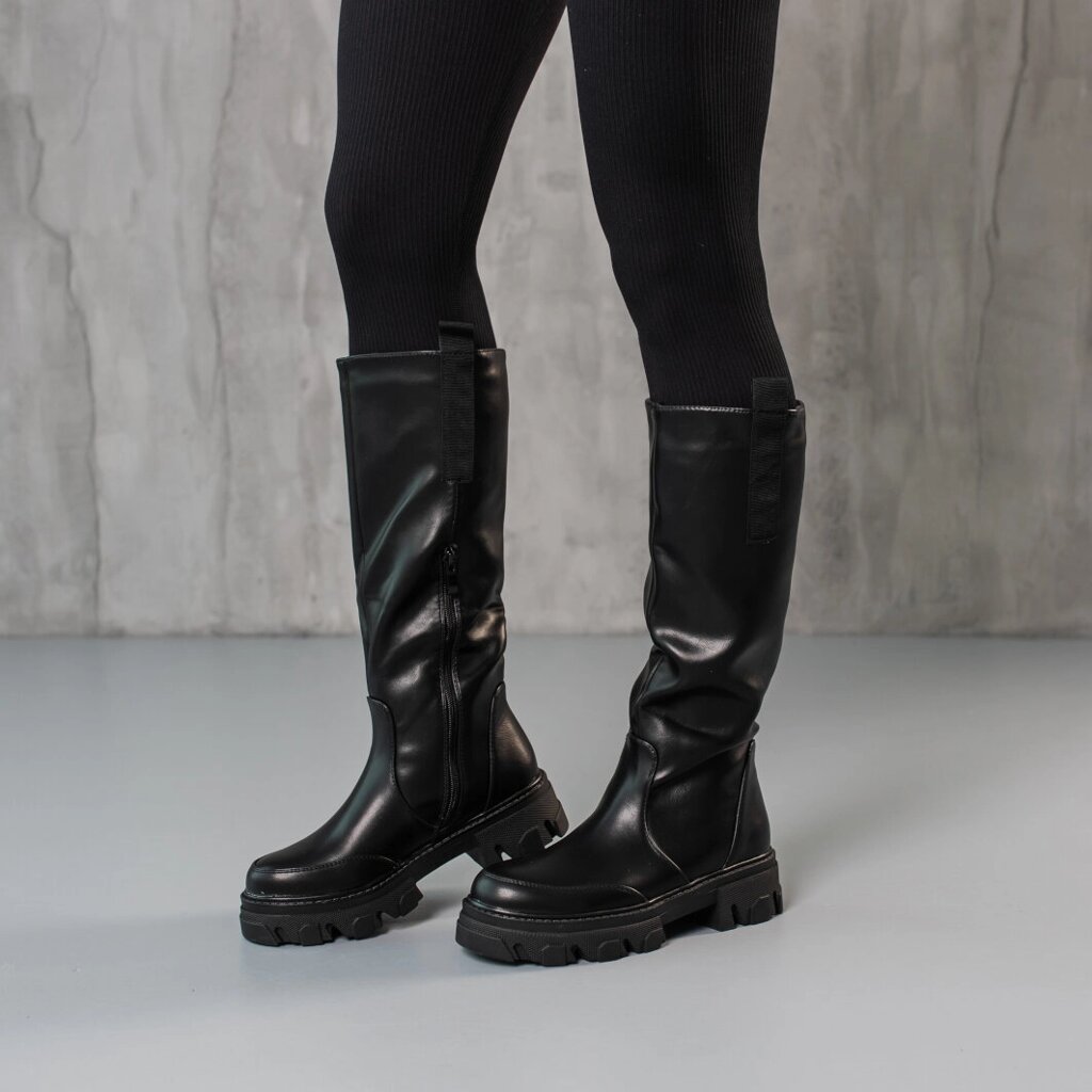 Чоботи жіночі Fashion Yentl 3870 36 розмір 23,5 см Чорний від компанії Shock km ua - фото 1