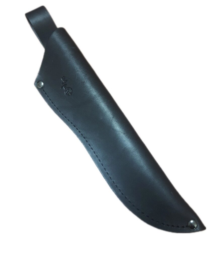 Чохол для ножа №9 шкіряний чорний 4,2/16 см від компанії Shock km ua - фото 1