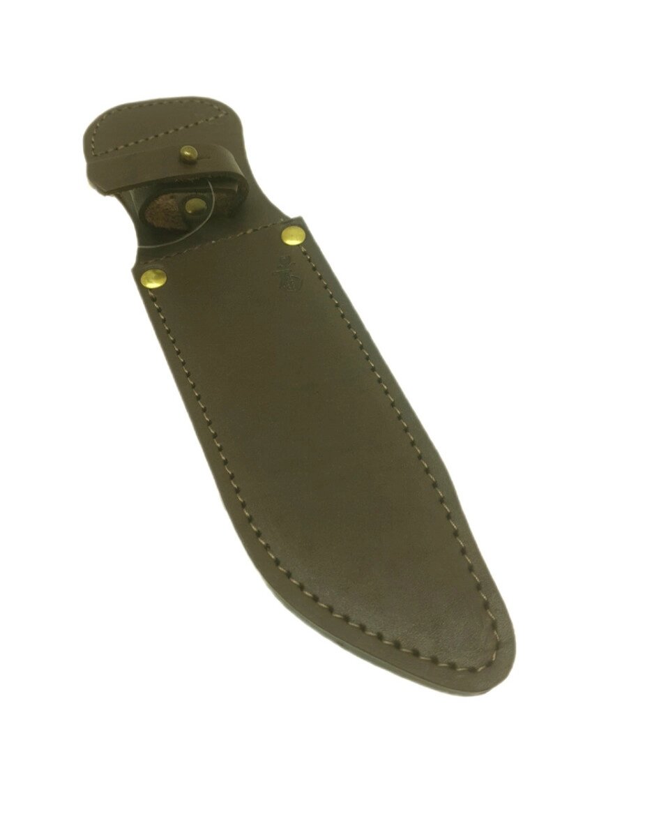 Чохол для ножа No8 шкіряний коричневий 16/4 см від компанії Shock km ua - фото 1