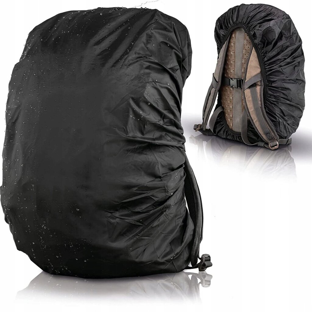 Чохол-дощовик для рюкзака Nela-Style Raincover до 30L чорний від компанії Shock km ua - фото 1