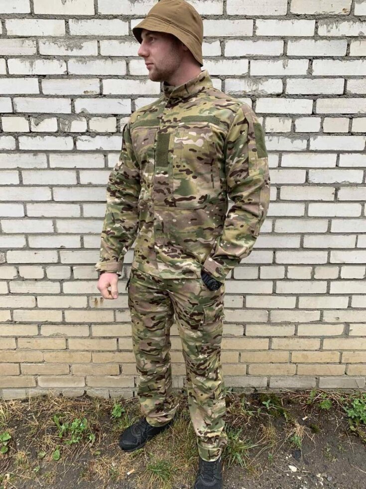 Чоловічий армійський костюм мультикам для ЗСУ Tactical тактична форма Туреччина 7163 58 р від компанії Shock km ua - фото 1