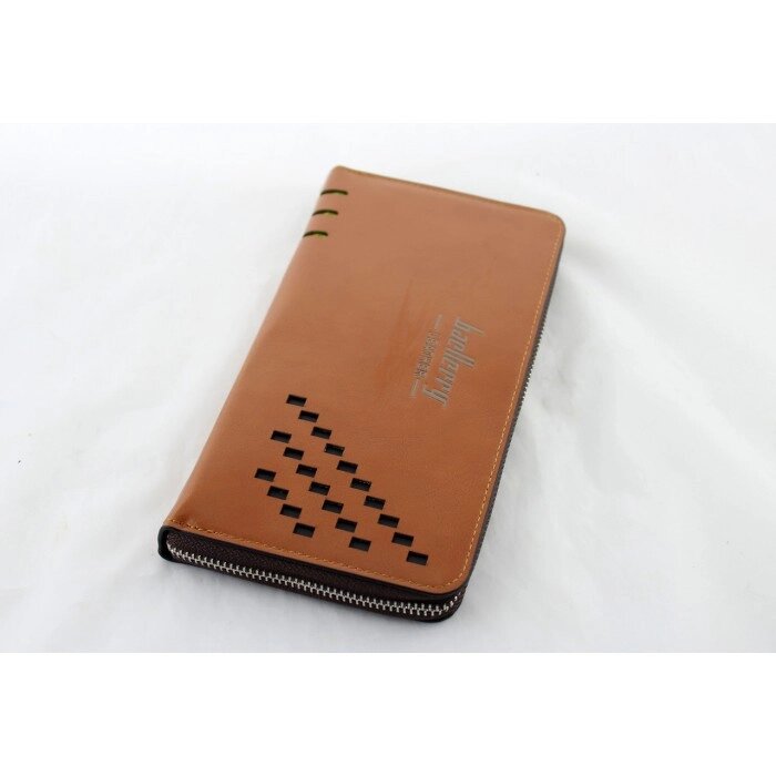 Чоловічий гаманець клатч портмоне барсетка Baellerry SW009 Коричневий від компанії Shock km ua - фото 1