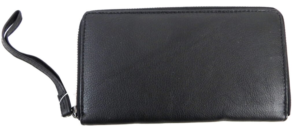 Чоловічий гаманець портмоне, клатч Boccaccio чорний від компанії Shock km ua - фото 1