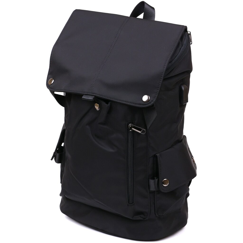 Чоловічий рюкзак з текстилю Vintage 20492 Чорний від компанії Shock km ua - фото 1