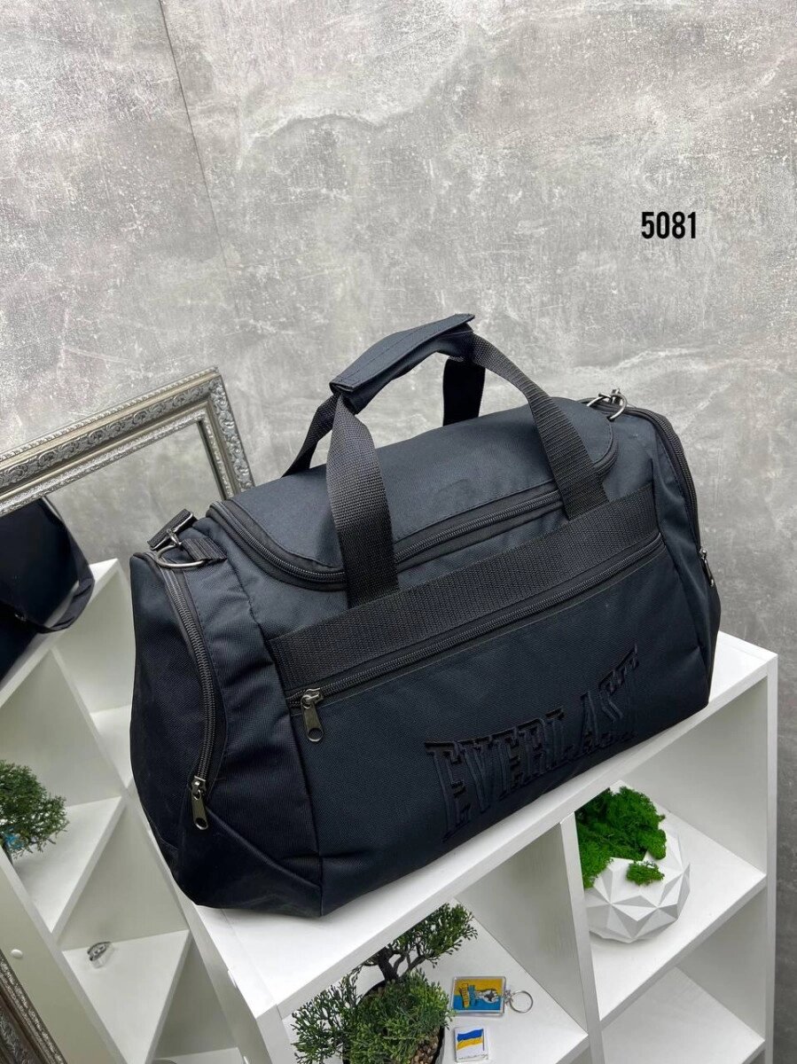Чорний EV - дорожньо-спортивна вмістка сумка на блискавці з безліччю кишенями (5081) від компанії Shock km ua - фото 1
