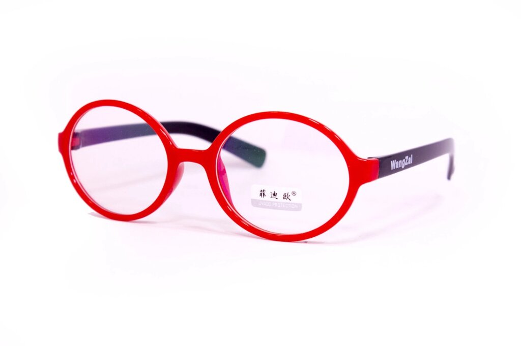 Дитячі окуляри для стилю Червоні 2001-4 від компанії Shock km ua - фото 1