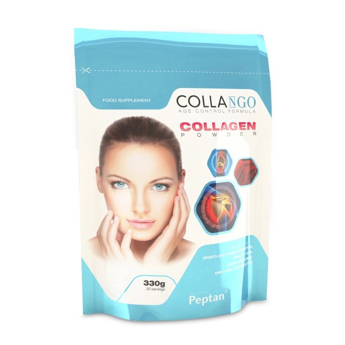 Для суглобів і зв'язок Collango Collagen Powder, 330 грам Полуниця від компанії Shock km ua - фото 1