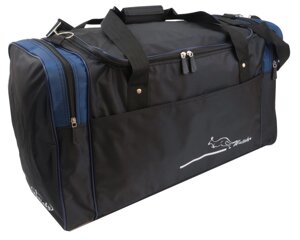 Дорожня сумка 62 л Wallaby 437-8 чорна із синім