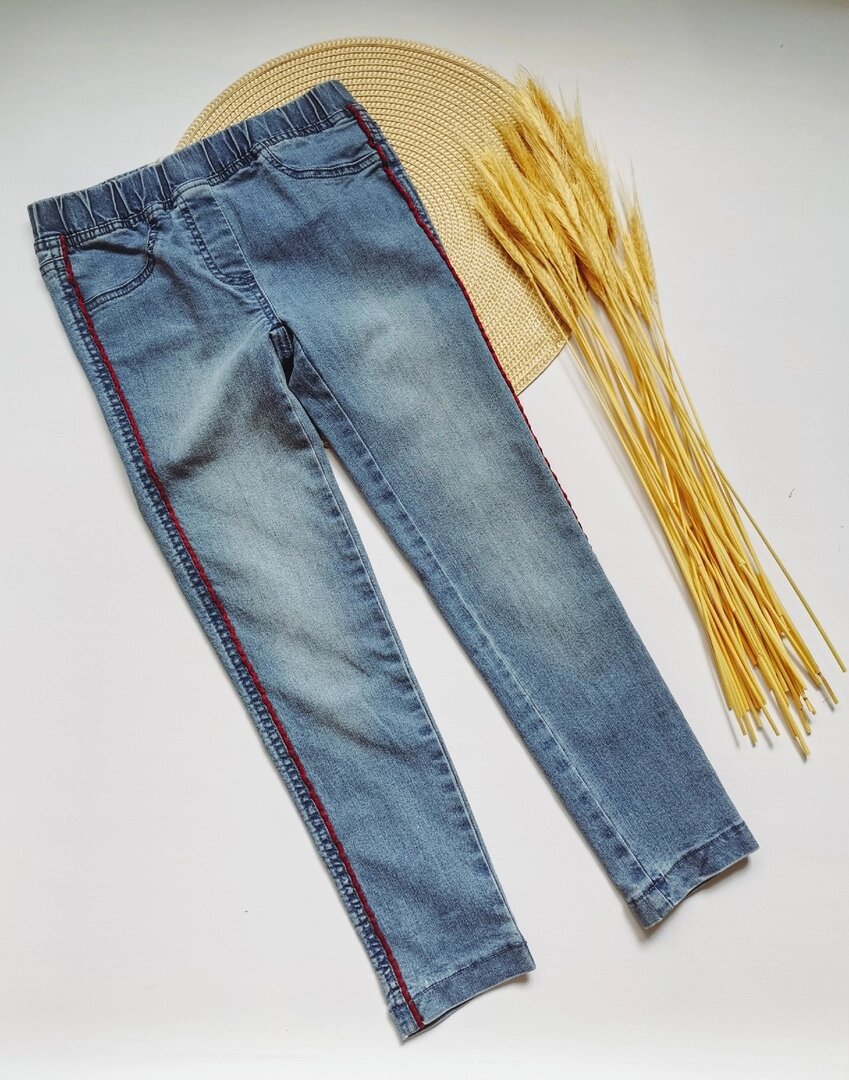 Джегінси для дівчинки джинсові 30192, розмір 128 від компанії Shock km ua - фото 1