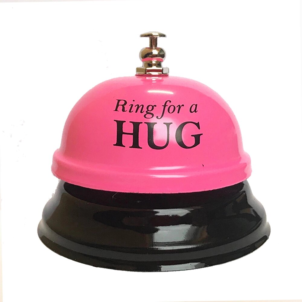 Дзвінок настільний HUG Обійми (рожевий) від компанії Shock km ua - фото 1