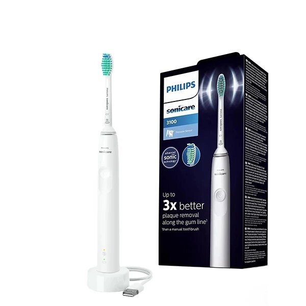 Електрична зубна щітка Philips Sonicare 3100 series HX3671-13 від компанії Shock km ua - фото 1