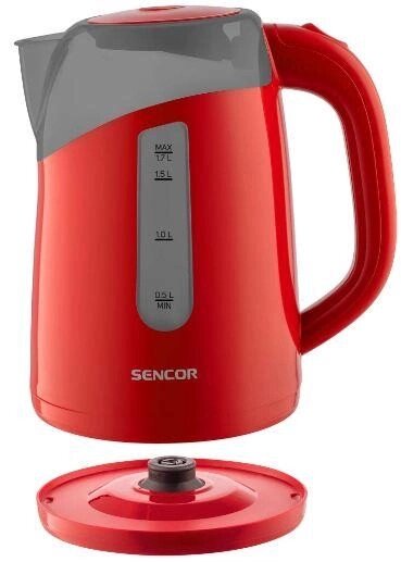 Електрочайник Sencor SWK-1704RD 1,7 л червоний від компанії Shock km ua - фото 1