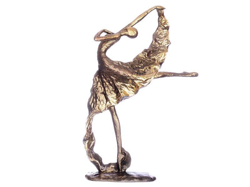 Фігурка декоративна Lefard Балерина 192-027 38х27х10 см бронзова від компанії Shock km ua - фото 1